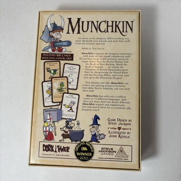 Steve Jackson Games Munchkin Card Set 1st Edition 168 Sealed 2011‎ SJG 1408 F2 - Picture 2 of 10